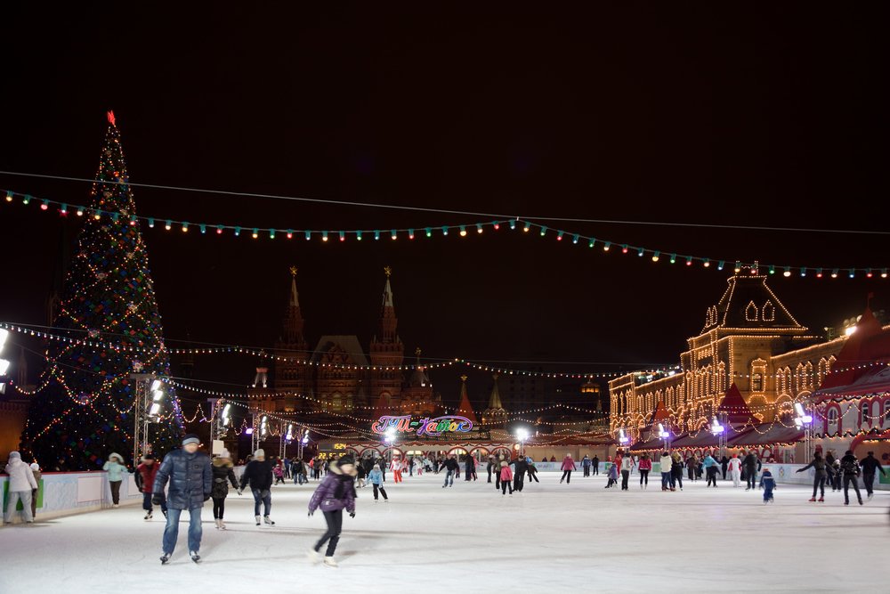 GUM rink in Red Square
